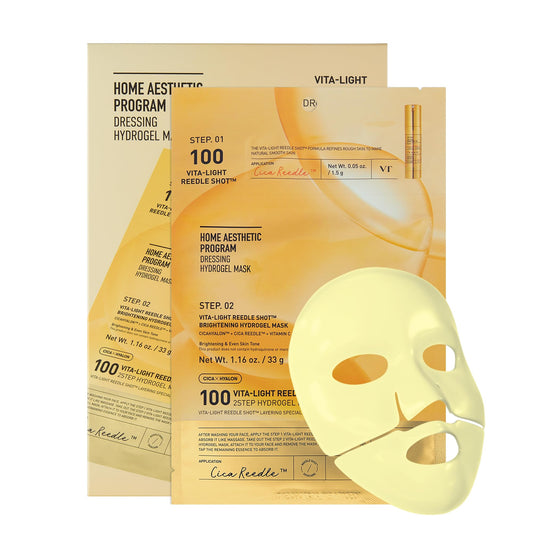 [VT] Vita-light Reedle Shot 100 2Step Hydrogel Mask