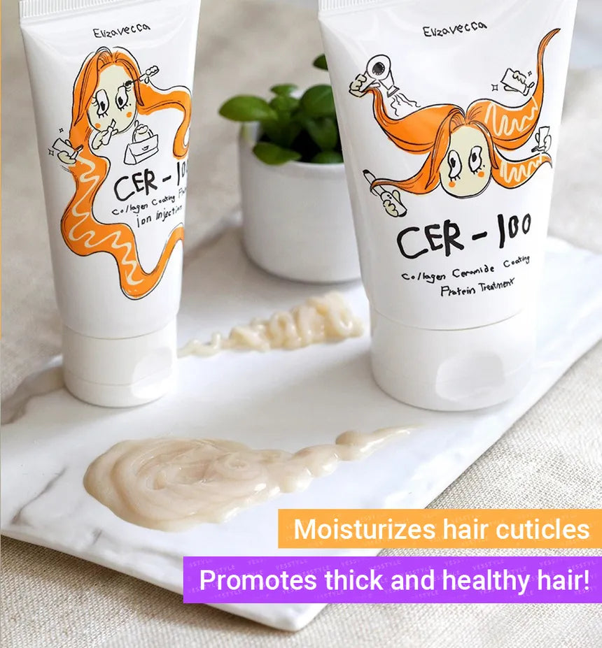 [Elizavecca] Collagen Ceramide Protein Hair Treatment