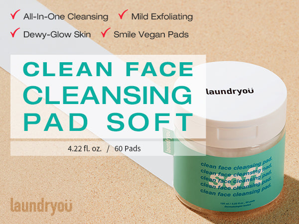 [laundryou] Clean Face Soft Cleansing Pad 60EA
