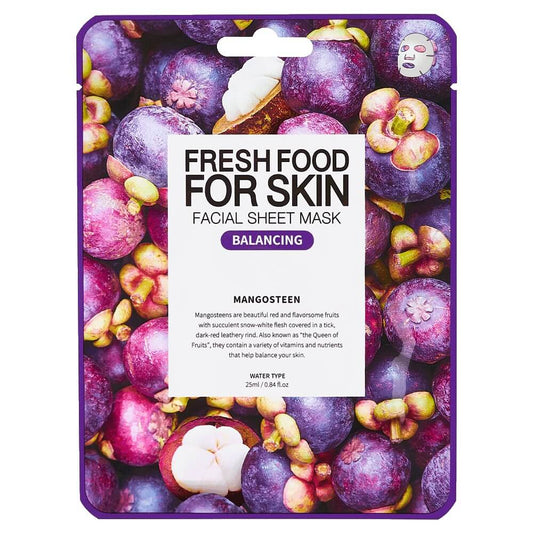 [FARM SKIN] FRESHFOOD FOR SKIN Sheet Mask (Mangosteen)