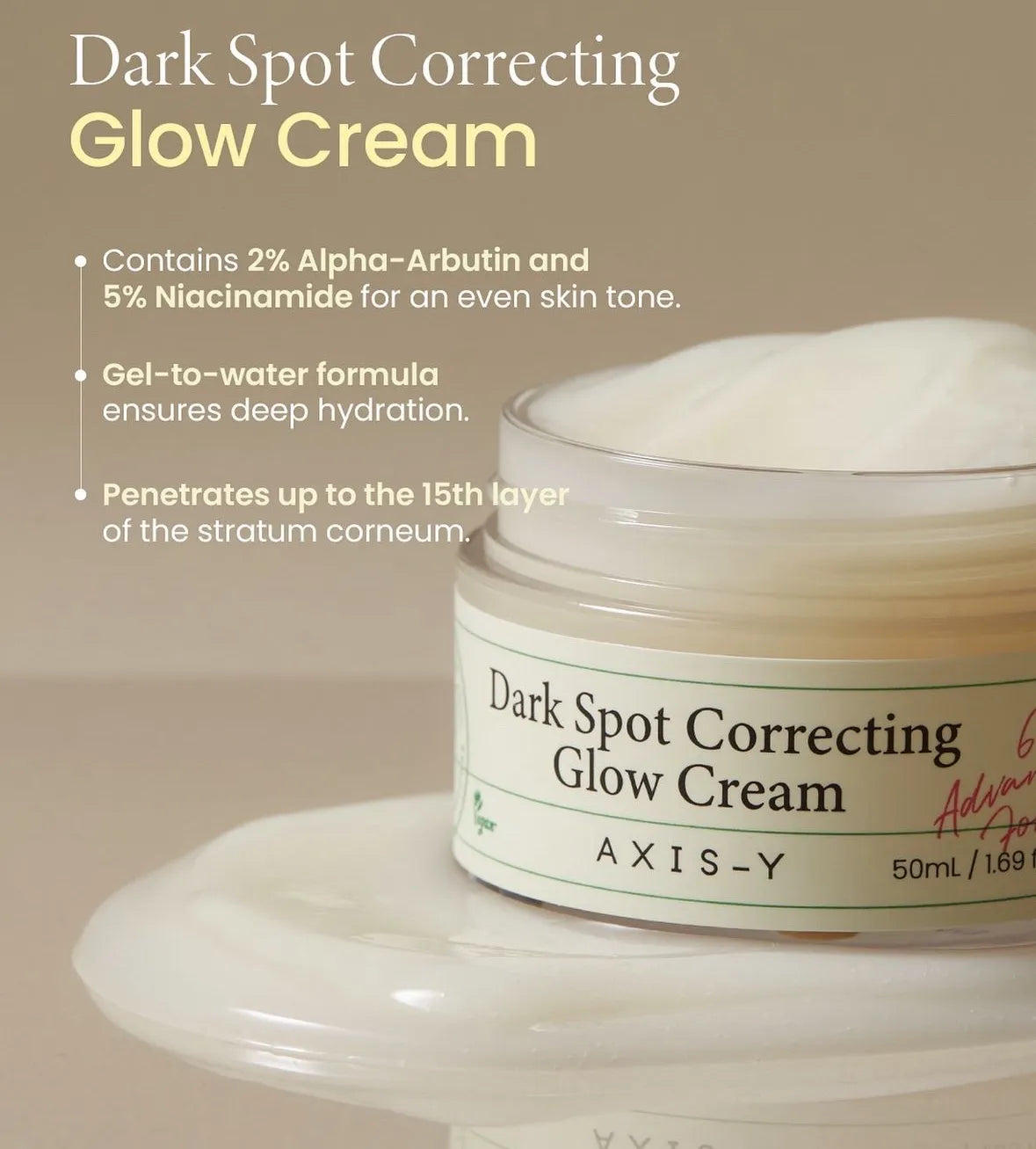 [Axis-Y] Dark Spot Correcting Glow Cream